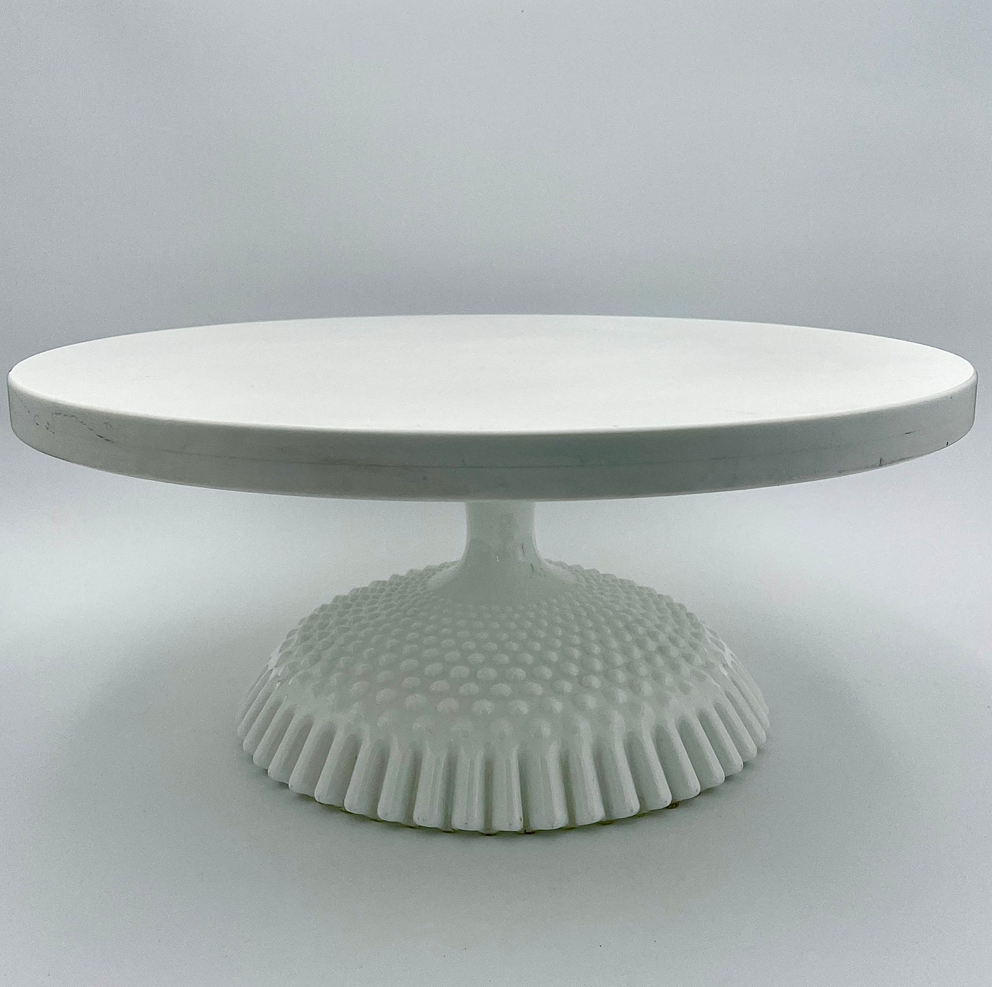 Vintage white cake stand