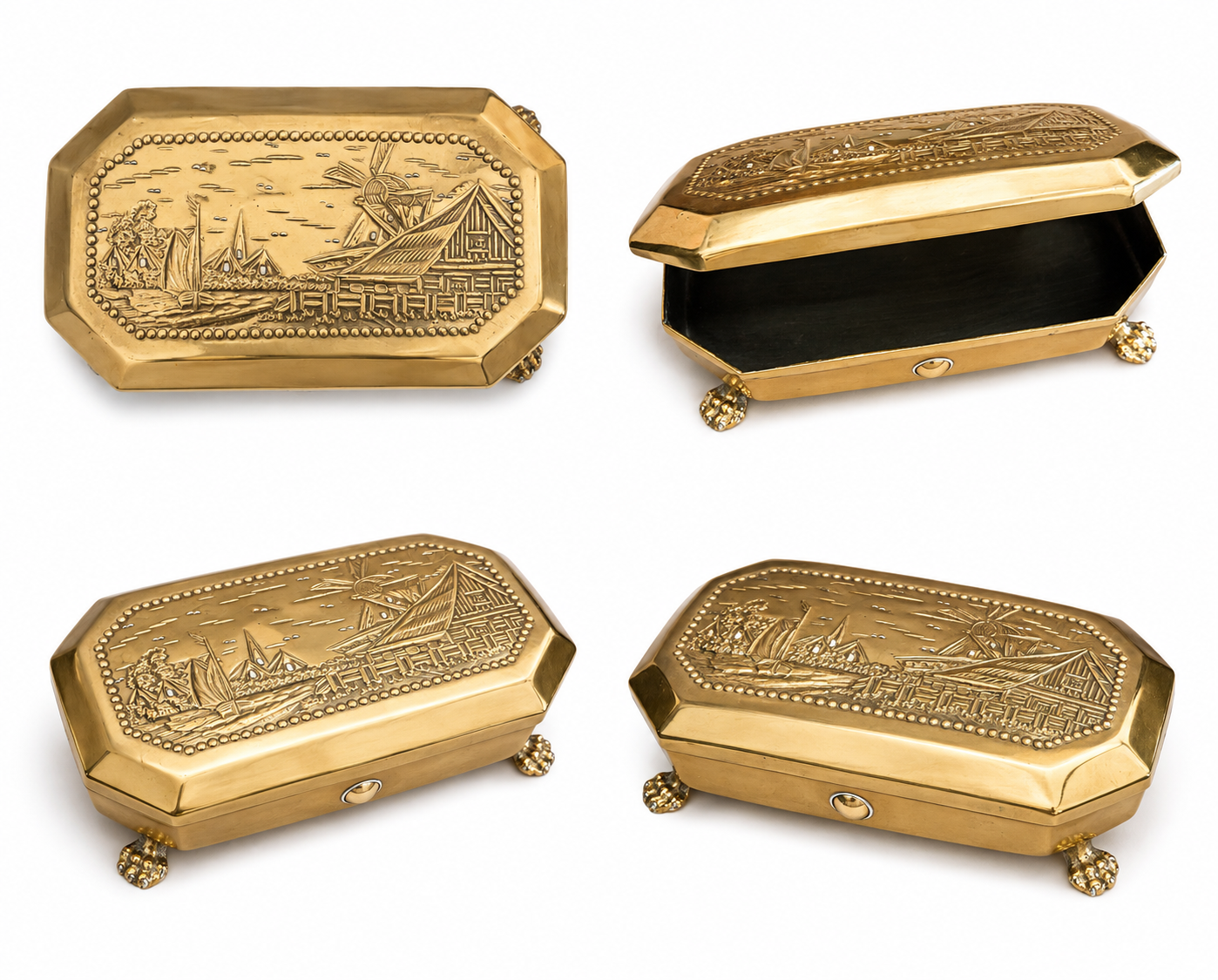 Vintage Brass Box