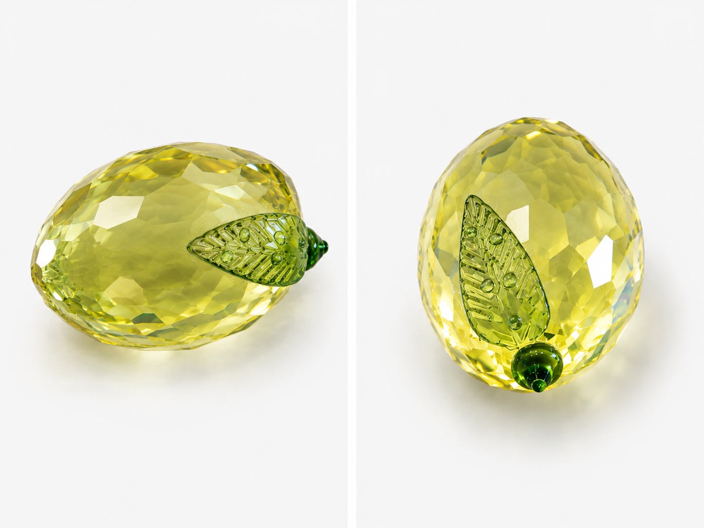 Crystal Lemon Decorative Object