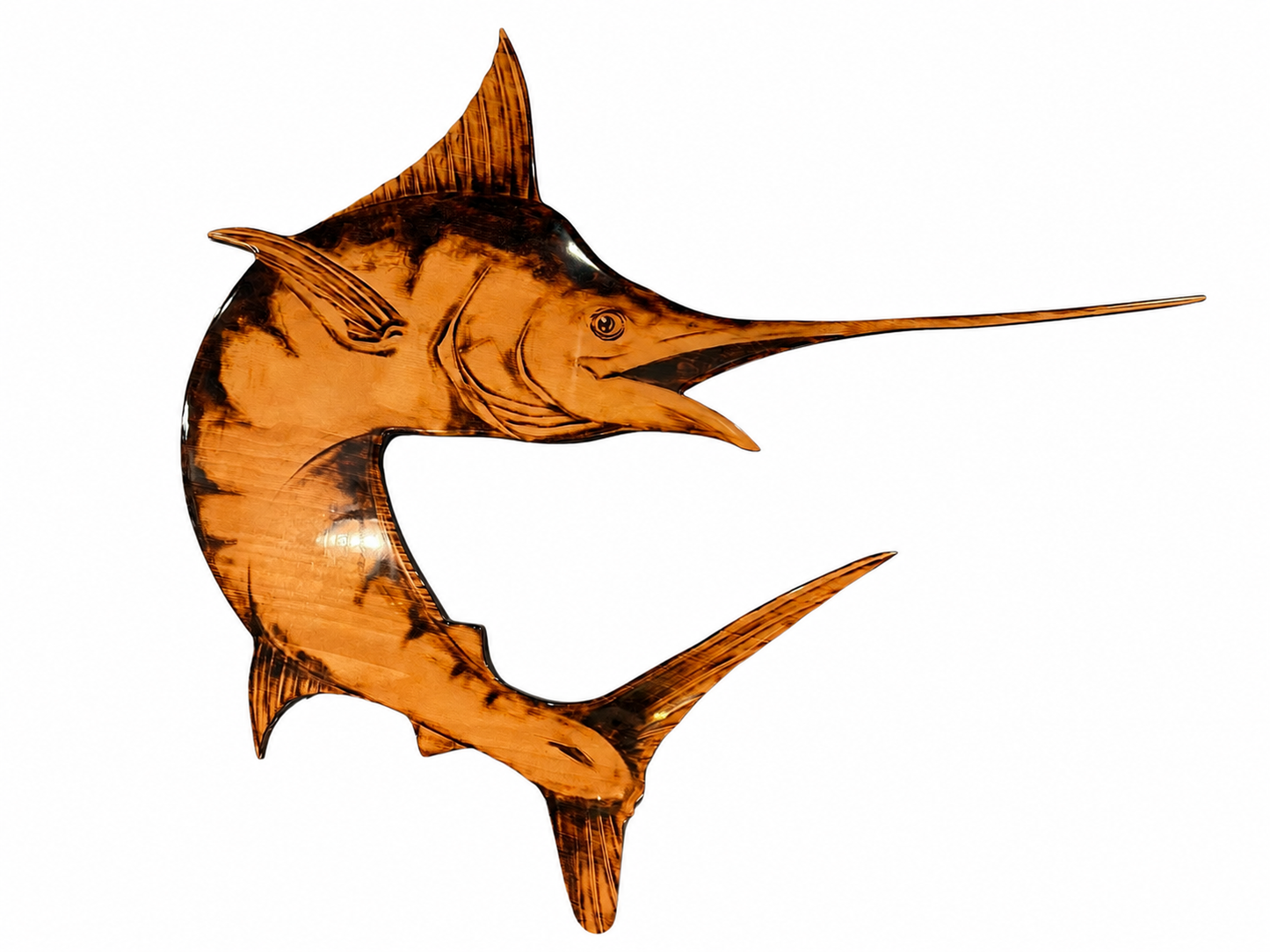 Marlin Wooden Wall Sculpture
