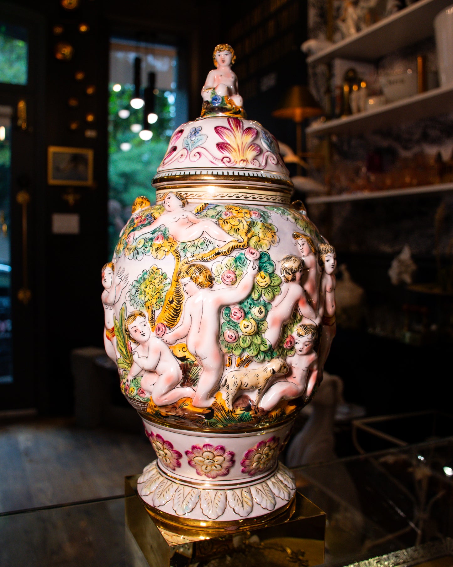 Vintage Porcelain Urn
