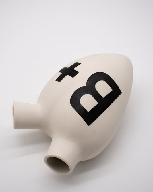Ceramic Heart Wall Mounted Vase - B+