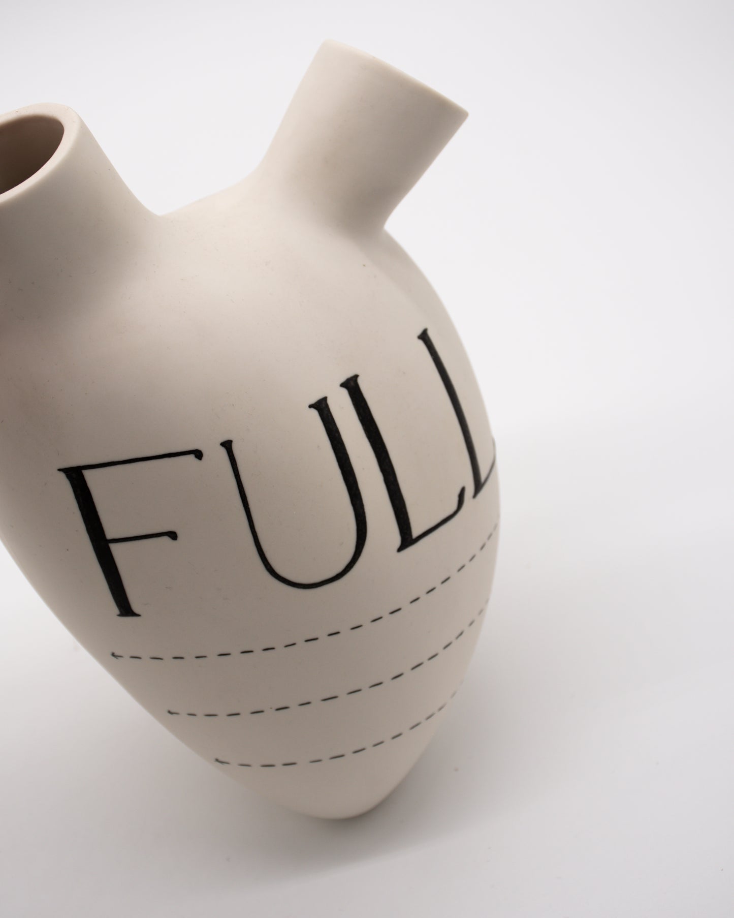 Ceramic Heart Wall Mounted Vase - Full