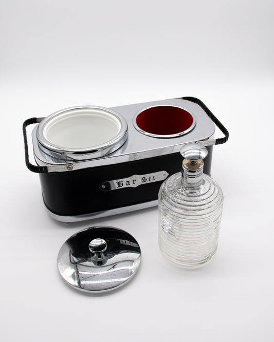 Black and Steel Musical Bar Set