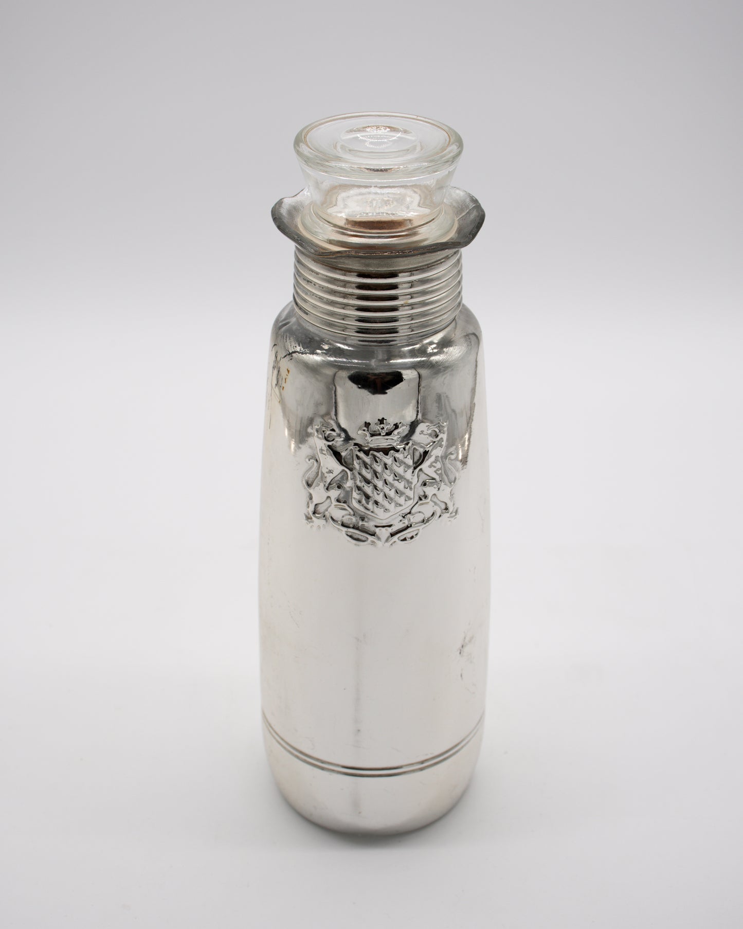 Vintage Silver Plated and Glass Decanter