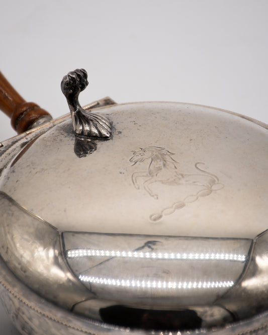 Vintage Silver Horse Crumb Catcher Silent Butler