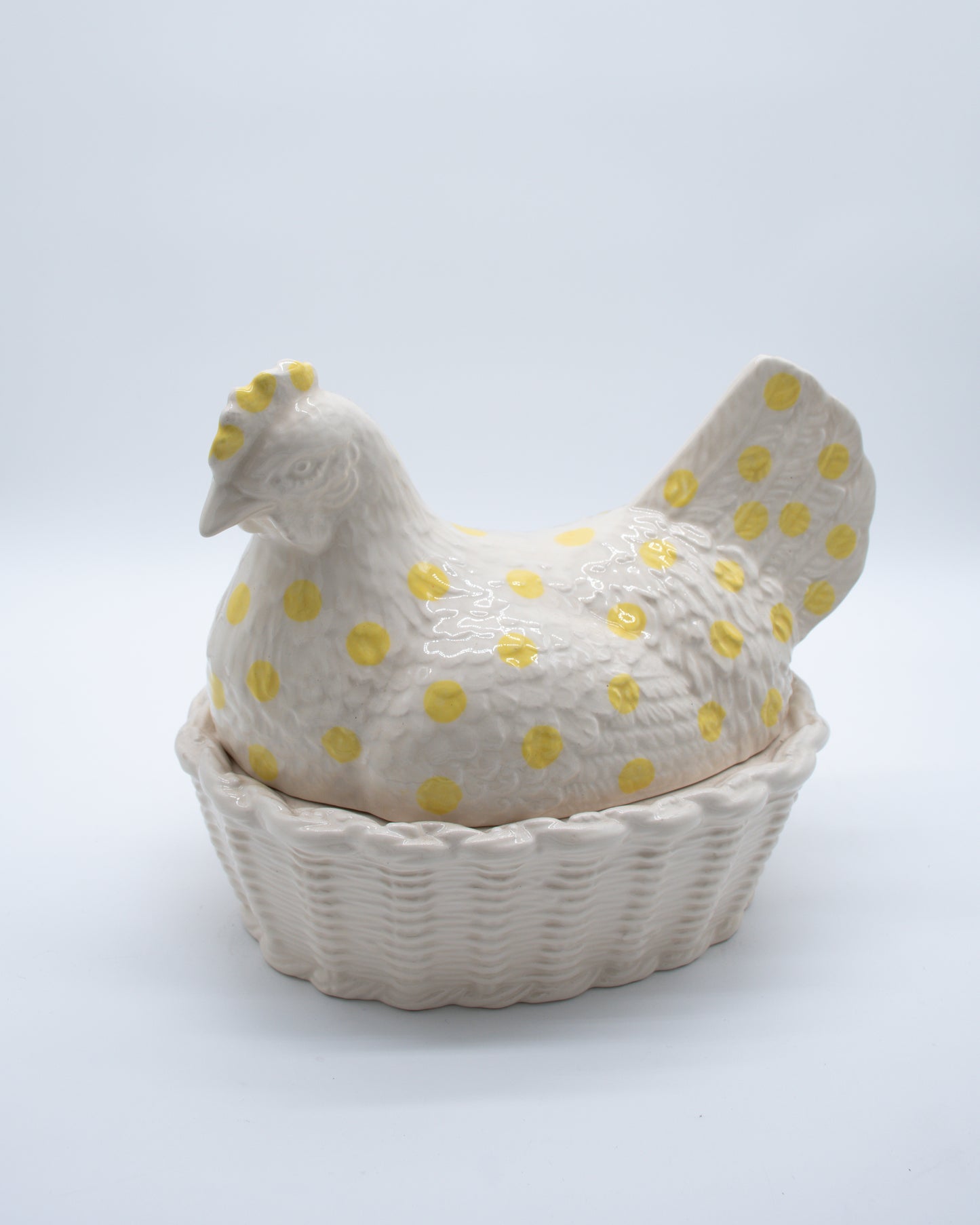 Portuguese Ceramic Hen Dish