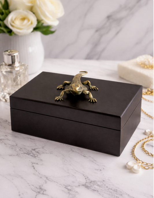 Custom Brass Animal Lid Decorative Box