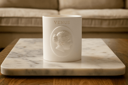 Venus Candle – Velvet Cherry Oak | Handmade Eco Resin Candle
