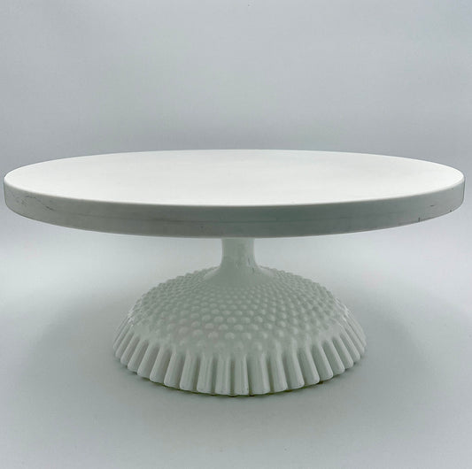 Vintage white cake stand