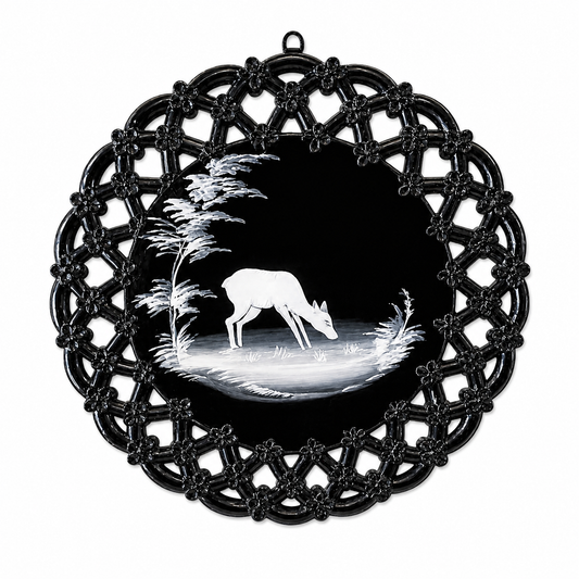 BLACK LATTICE WALL PLATE
