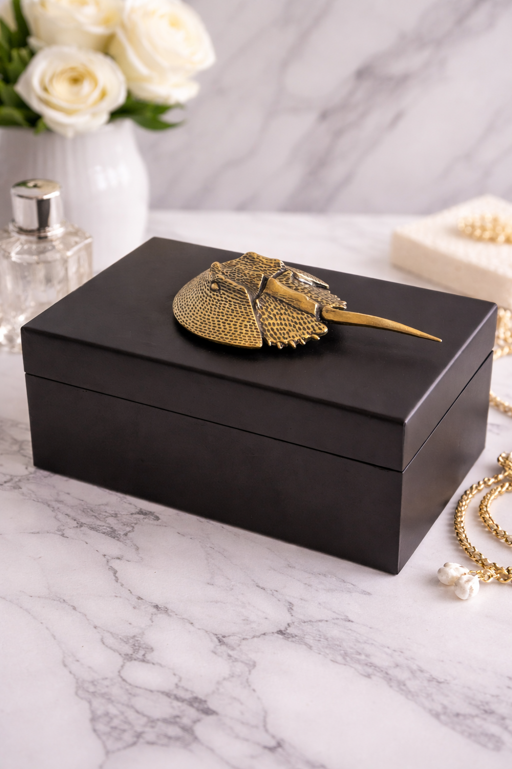 Custom Brass Animal Lid Decorative Box