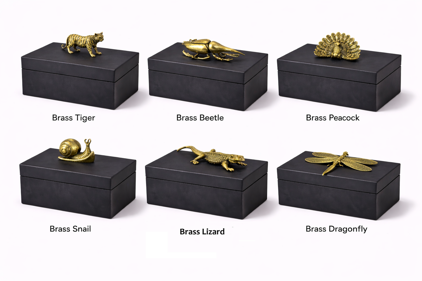 Custom Brass Animal Lid Decorative Box