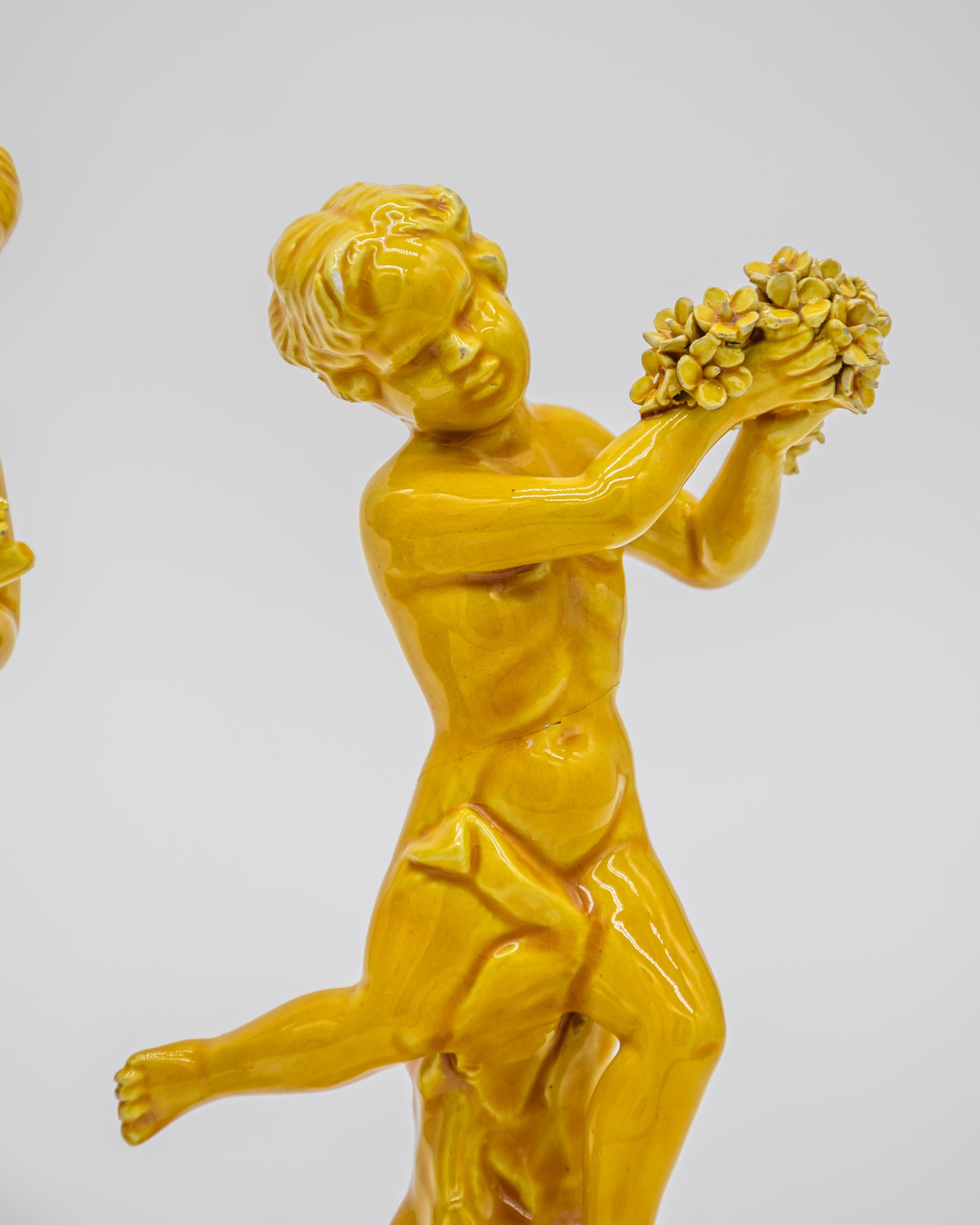 Three Cherub Figurines