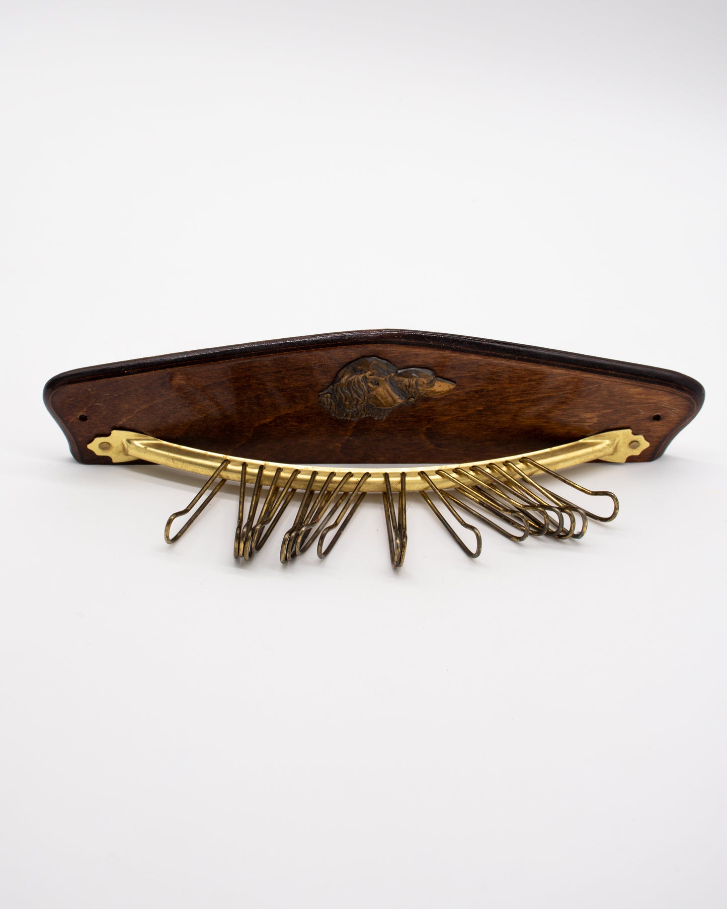Tie Rack with Dogs Motif