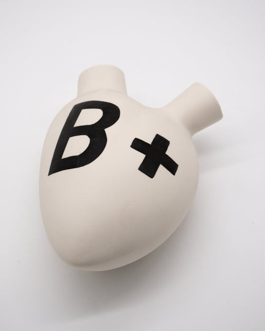 Ceramic Heart Wall Mounted Vase - B+
