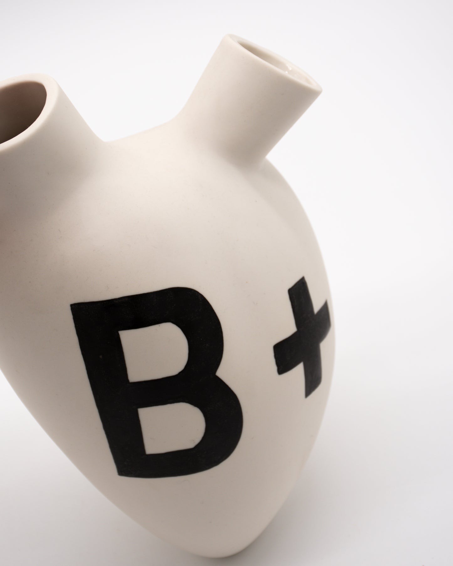 Ceramic Heart Wall Mounted Vase - B+