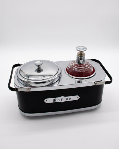 Black and Steel Musical Bar Set