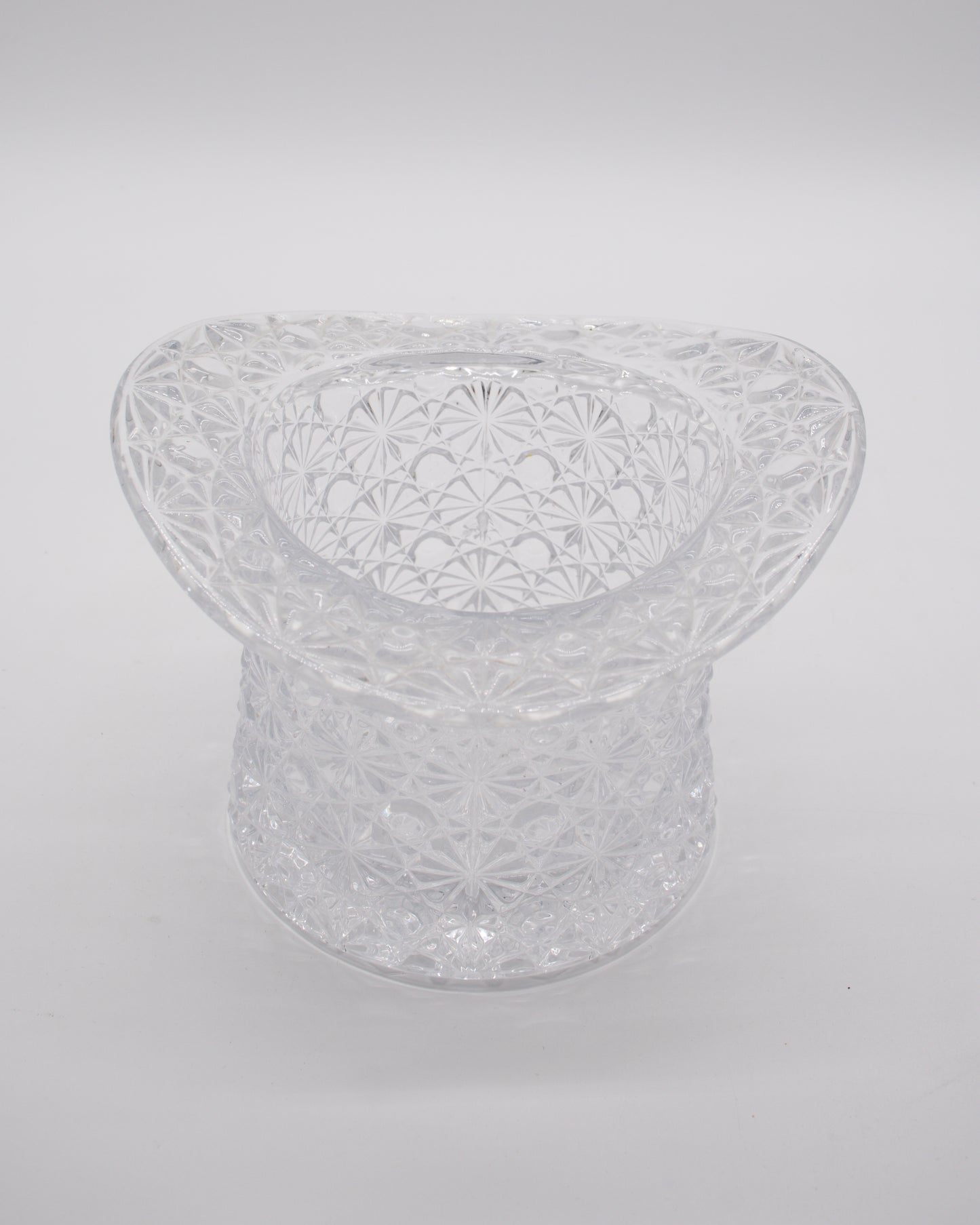 Clear Glass Top Hat