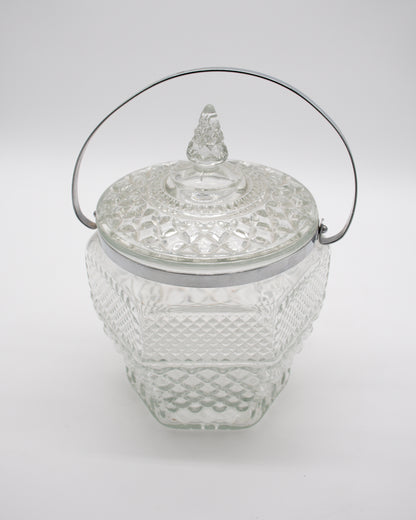 Vintage Glass Ice Bucket