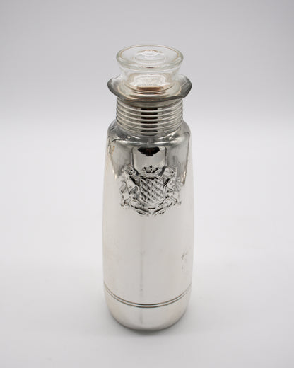 Vintage Silver Plated and Glass Decanter