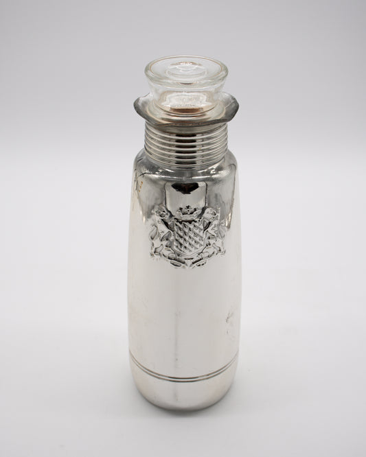 Vintage Silver Plated and Glass Decanter