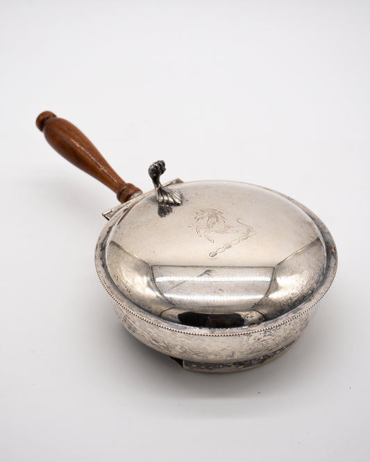 Vintage Silver Horse Crumb Catcher Silent Butler