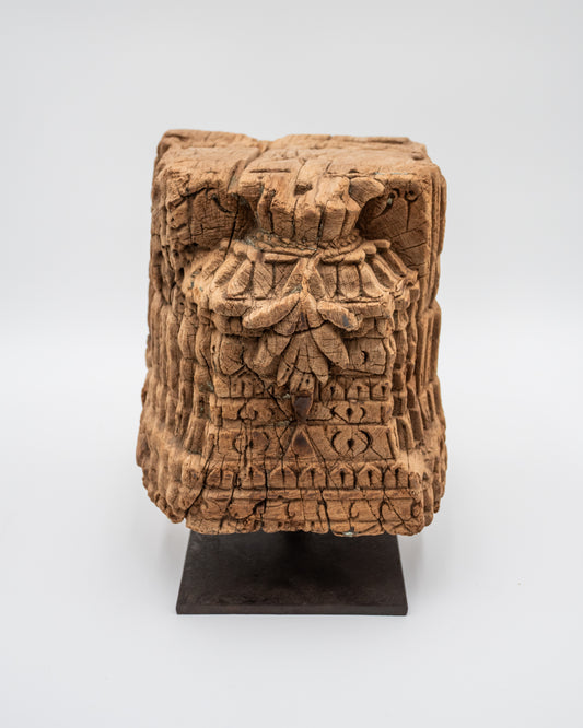 Tibetan Pillar Base Bookend Small