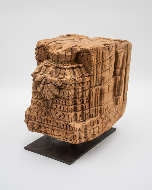 Tibetan Pillar Base Bookend Small