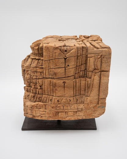 Tibetan Pillar Base Bookend Small