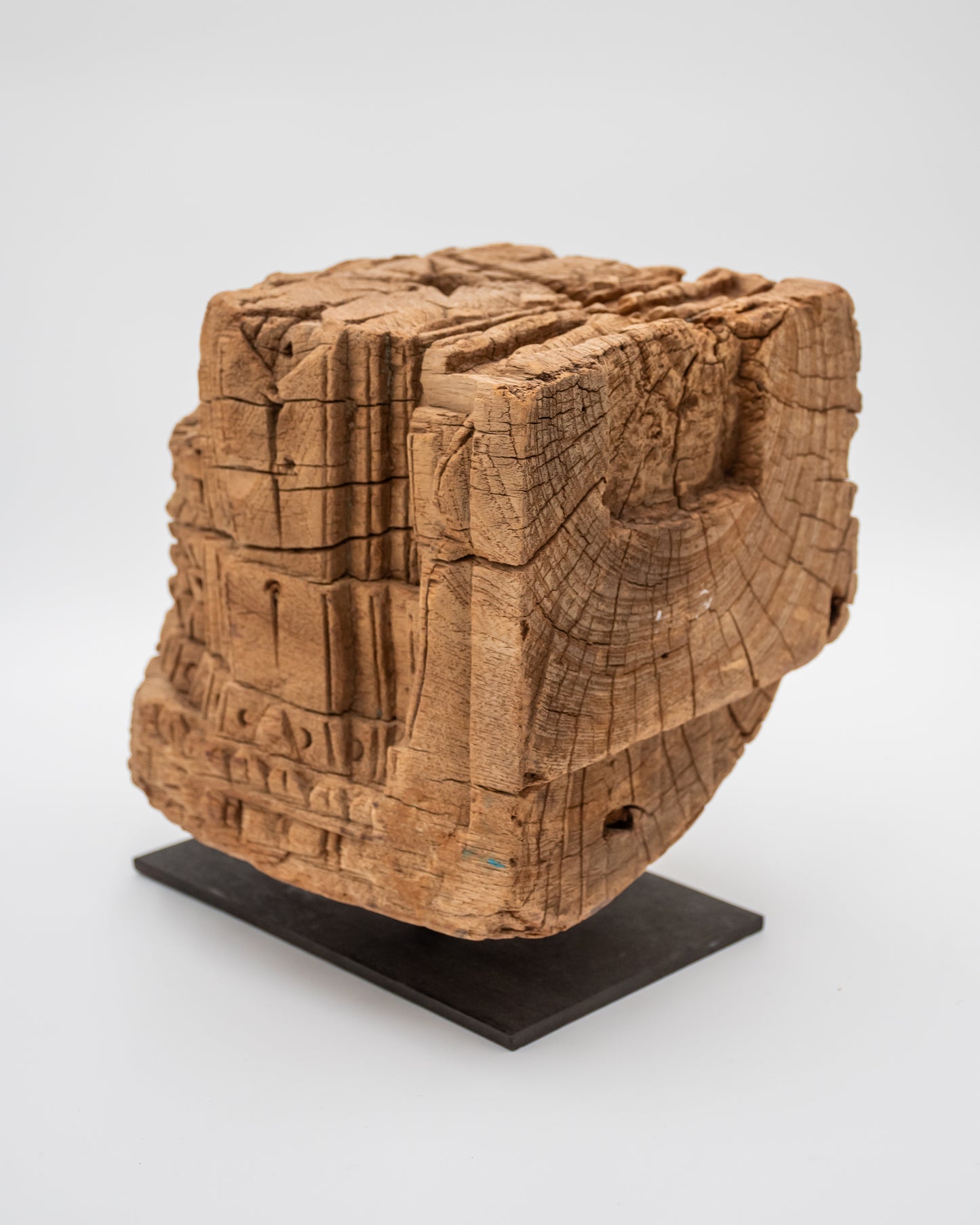 Tibetan Pillar Base Bookend Small