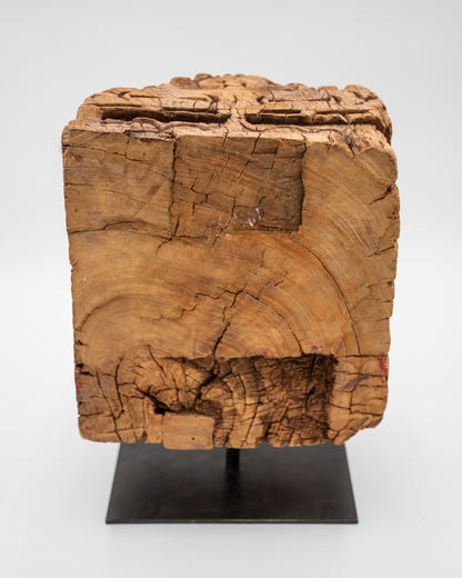 Tibetan Pillar Base Bookend Large