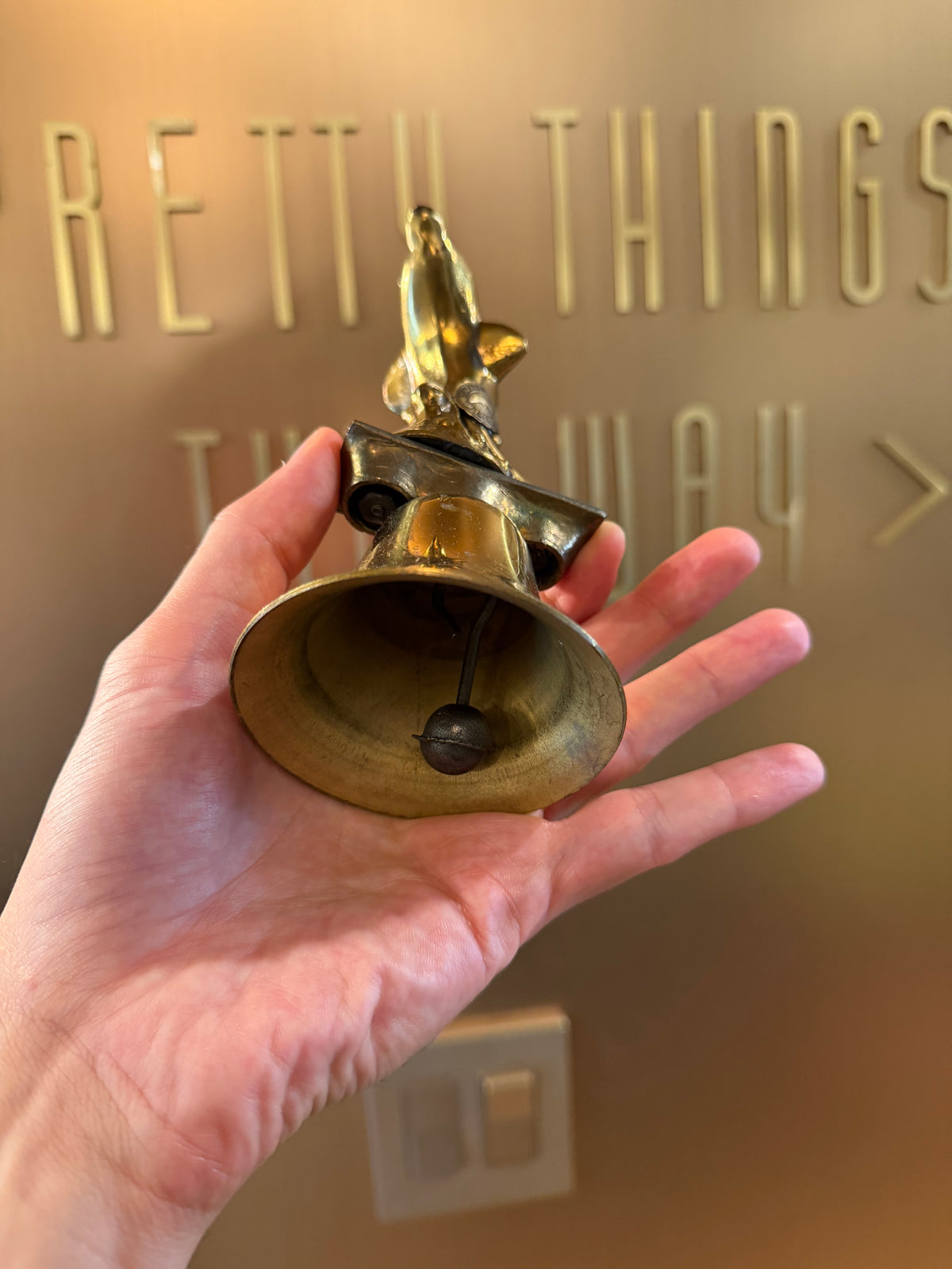 Vintage Marineland of The Pacific Brass Dolphin Bell