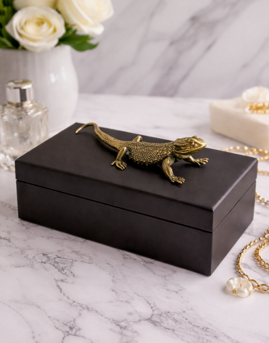 Custom Brass Animal Lid Decorative Box