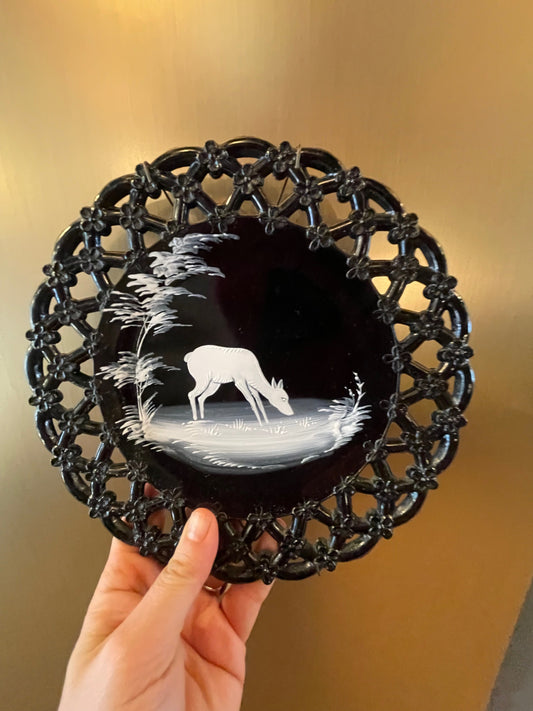 BLACK LATTICE WALL PLATE